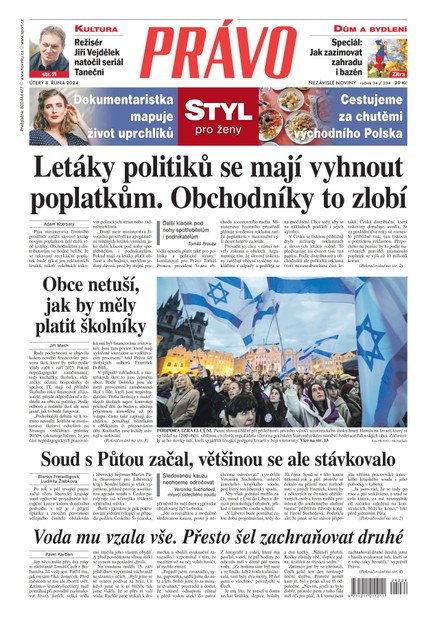 Deník Právo - 8.10.2024