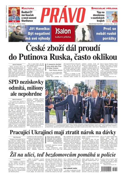 Deník Právo - 10.10.2024