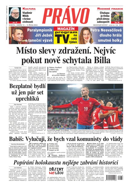 Deník Právo - 12.10.2024