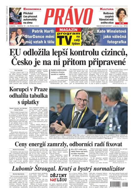 Deník Právo - 19.10.2024