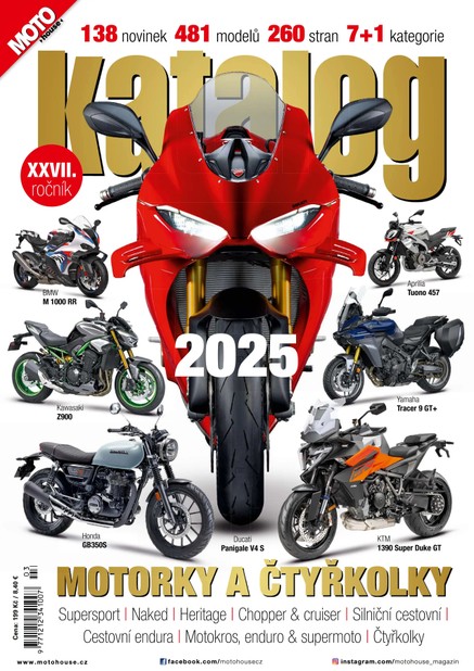 Motohouse Katalog motocyků a čtyřkolek 2025