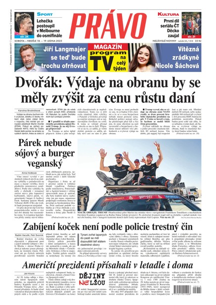 Deník Právo - 18.1.2025
