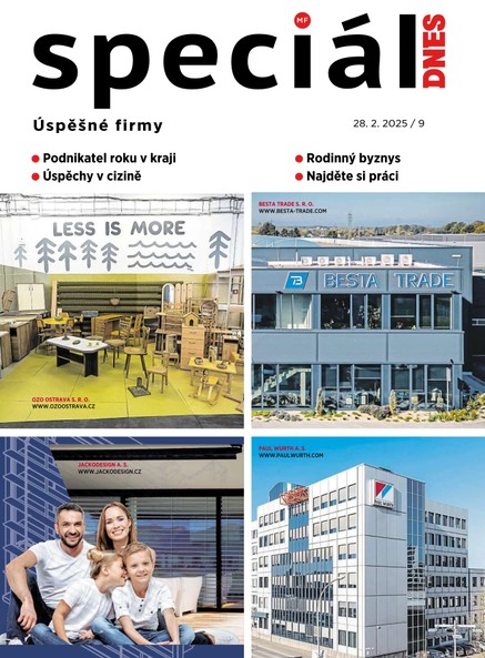 Magazín DNES Speciál Magazín DNES Speciál Moravskoslezský - 28.02.2025