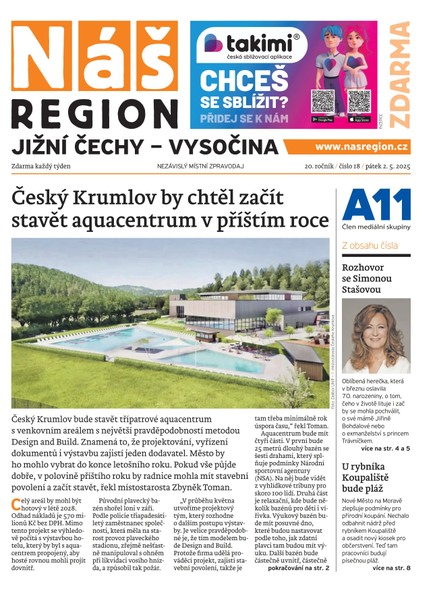 Náš Region - Jižní Čechy 18/2025
