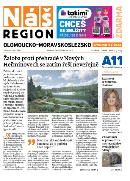 Náš Region - Olomoucko/Moravskoslezsko 18/2025