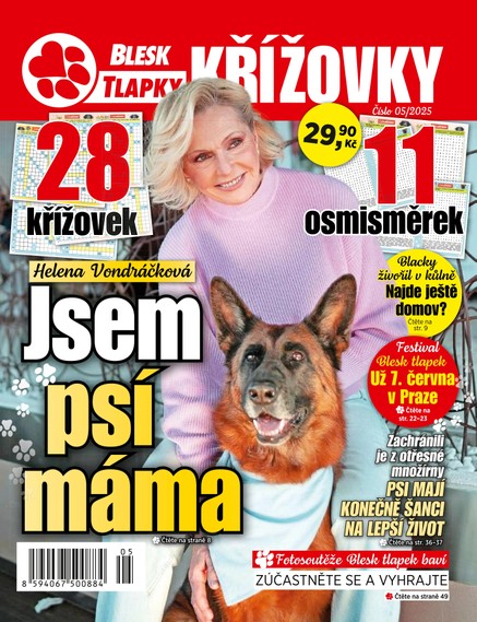 Blesk Tlapky Křížovky 5/2025