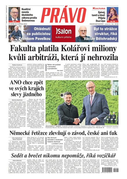 Deník Právo - 29.5.2025