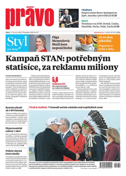 Deník Právo - 17.6.2025