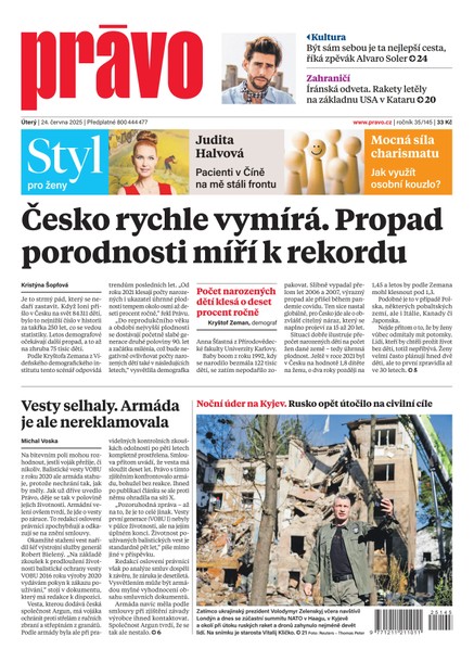 Deník Právo - 24.6.2025