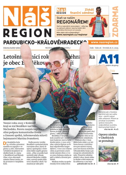 Náš Region - Pardubicko/Královéhradecko 26/2025