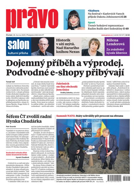 Deník Právo - 26.6.2025