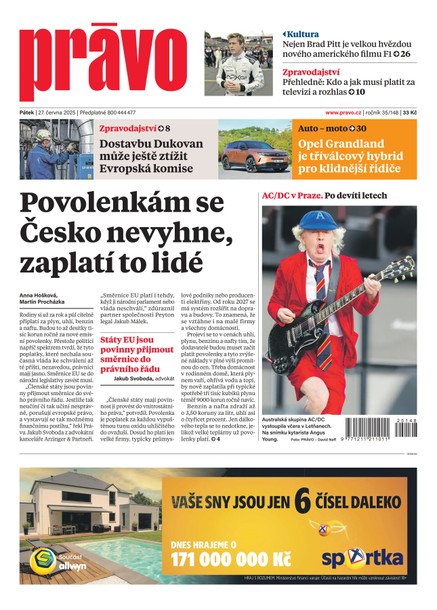 Deník Právo - 27.6.2025