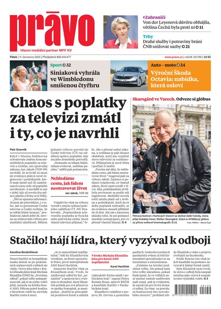 Deník Právo - 11.7.2025