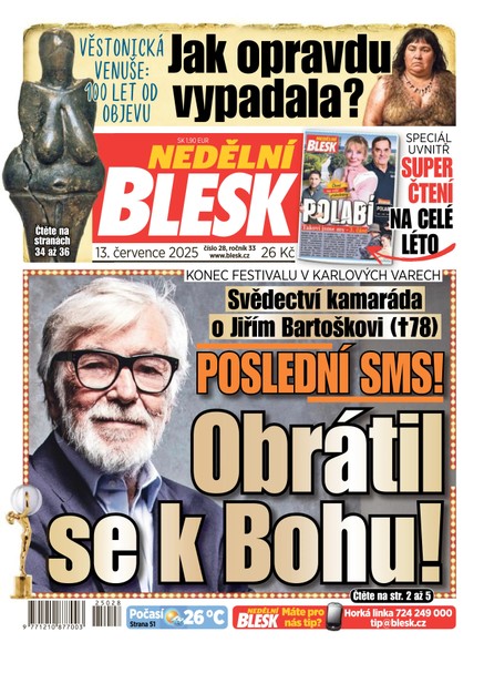 NEDĚLNÍ BLESK - 13.07.2025