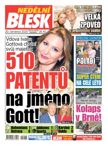 NEDĚLNÍ BLESK - 20.07.2025