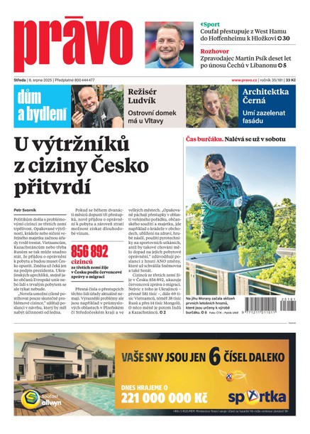 Deník Právo - 6.8.2025