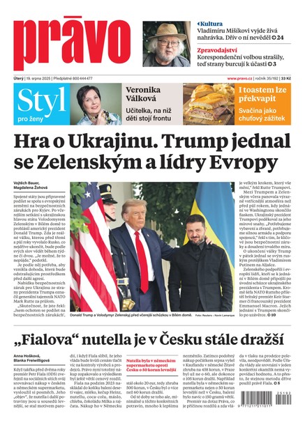 Deník Právo - 19.8.2025