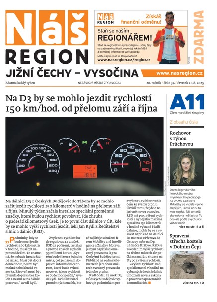 Náš Region - Jižní Čechy 34/2025
