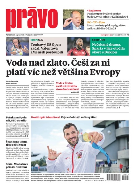 Deník Právo - 25.8.2025