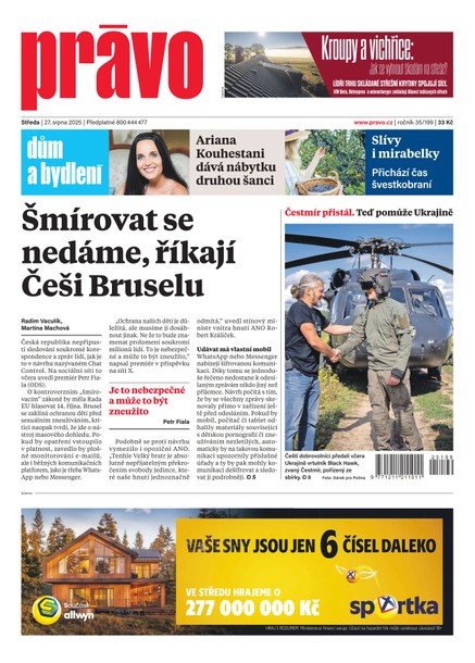 Deník Právo - 27.8.2025
