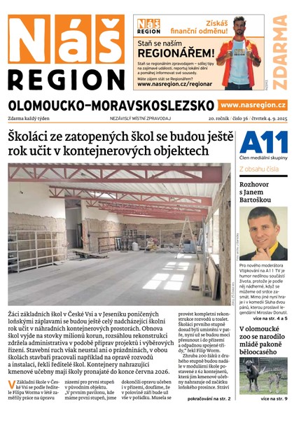 Náš Region - Olomoucko/Moravskoslezsko 36/2025