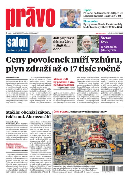Deník Právo - 4.9.2025