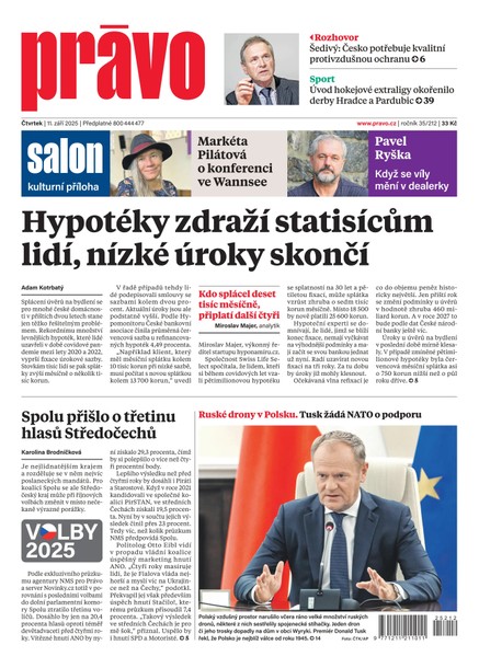 Deník Právo - 11.9.2025