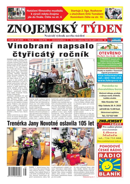 Znojemský týden 38/2025