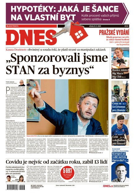 MF DNES - 24.09.2025