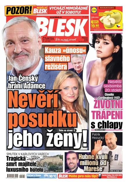 Blesk - 25.09.2025
