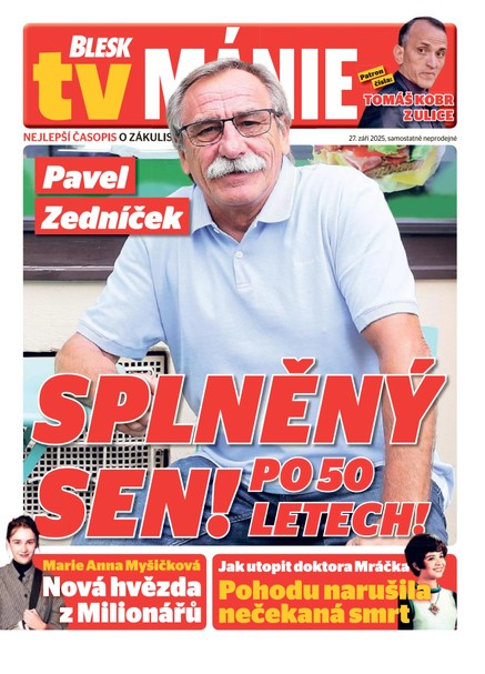Blesk Tv manie - 27.09.2025