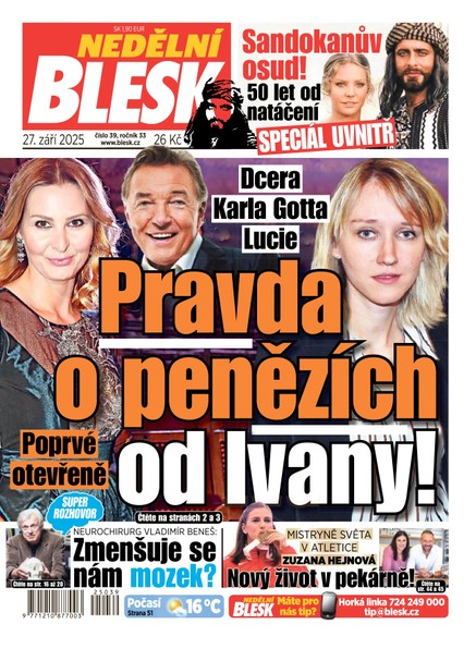 NEDĚLNÍ BLESK - 28.09.2025