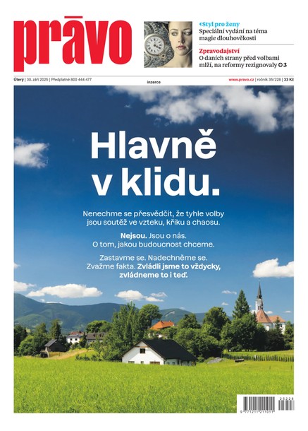 Deník Právo - 30.9.2025