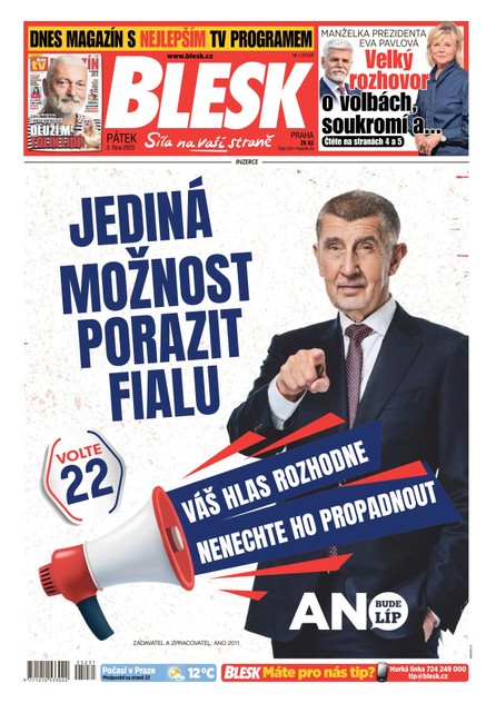 Blesk - 03.10.2025
