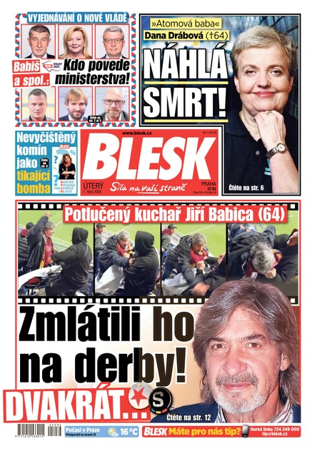 Blesk - 07.10.2025