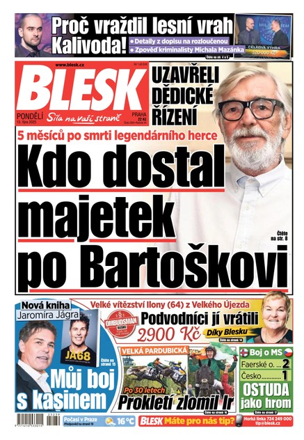 Blesk - 13.10.2025