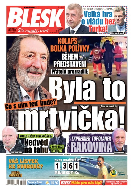 Blesk - 14.10.2025