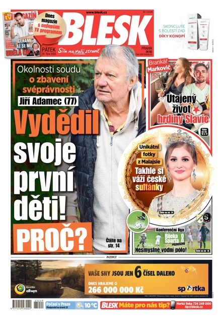 Blesk - 24.10.2025