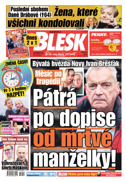 Blesk - 25.10.2025