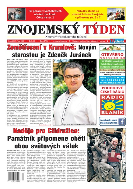 Znojemský týden 44/2025