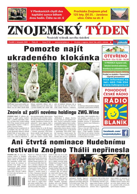 Znojemský týden 45/2025