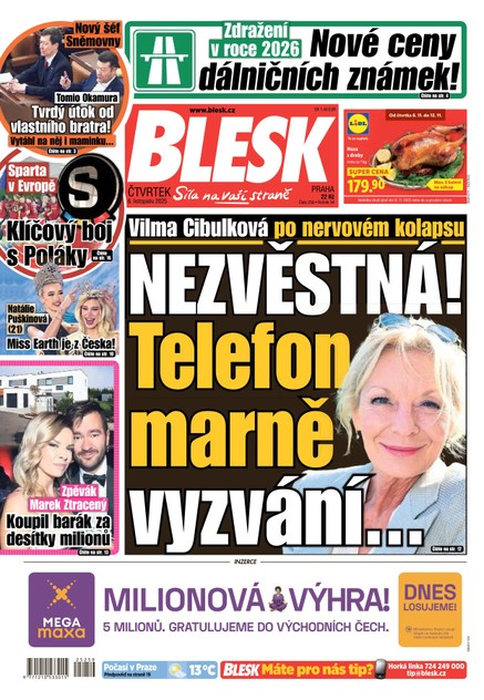 Blesk - 06.11.2025