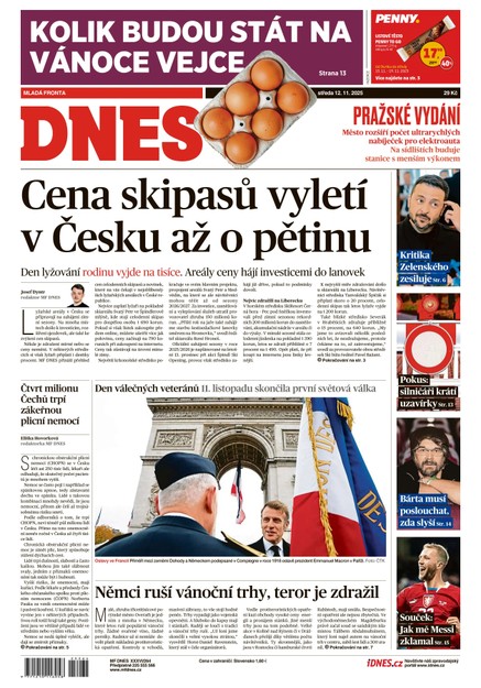 MF DNES - 12.11.2025