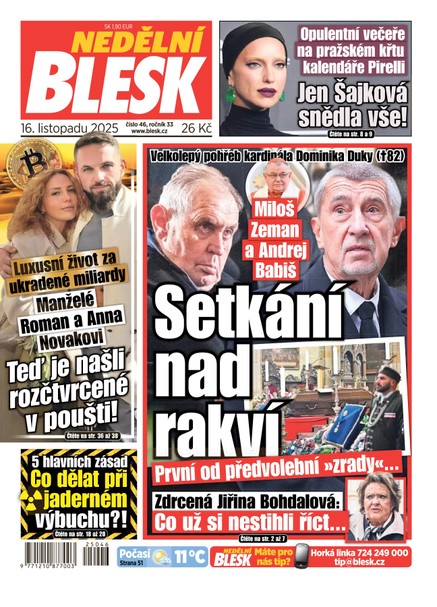 NEDĚLNÍ BLESK - 16.11.2025