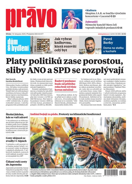 Deník Právo - 19.11.2025