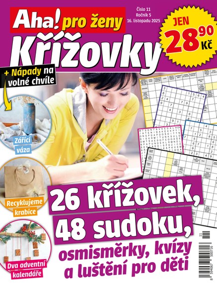 Aha! pro ženy křížovky 11/2025