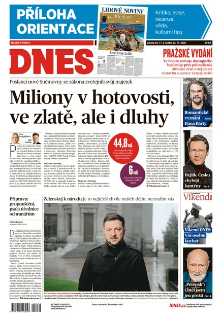 MF DNES - 22.11.2025
