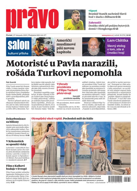 Deník Právo - 27.11.2025