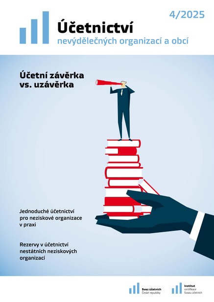 Účetnictví nevýdělečných organizací a obcí č. 4/2025