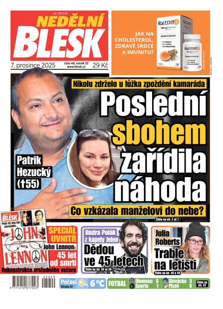 NEDĚLNÍ BLESK - 07.12.2025